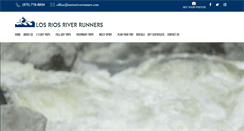 Desktop Screenshot of losriosriverrunners.com